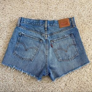 Levi’s Button Fly Denim Shorts